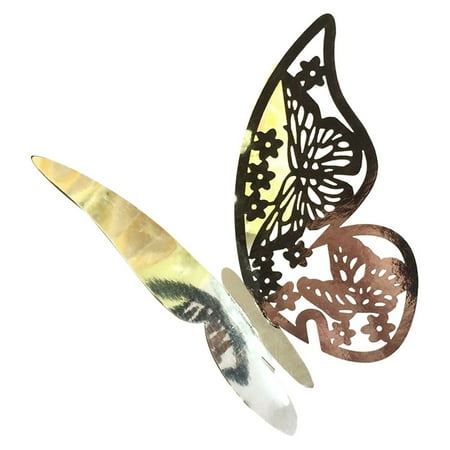 Exquisite Butterfly Cardboard Decoration Butterfly Wall Sticker Decorative Card (reflective silver)
Exquisite Butterfly Cardboard Decoration Butterfly Wall Sticker Decorative Card (reflective silver)