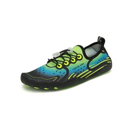 Gomelly Unisex Aqua Socks Quick Dry Water Shoes Color Block Beach Shoe Breathable Sneakers Womens Mens Women Men Black Blue Green 9
Gomelly Unisex Aqua Socks Quick Dry Water Shoes Color Block Beach Shoe Breathable Sneakers Womens Mens Women Men Black Blue Green 9