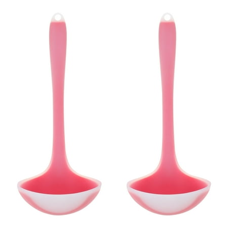 2 Pcs Silicone Soup Ladle Food Serving Spoons Multi-purpose Spoons Cooking Utensils
2 Pcs Silicone Soup Ladle Food Serving Spoons Multi-purpose Spoons Cooking Utensils