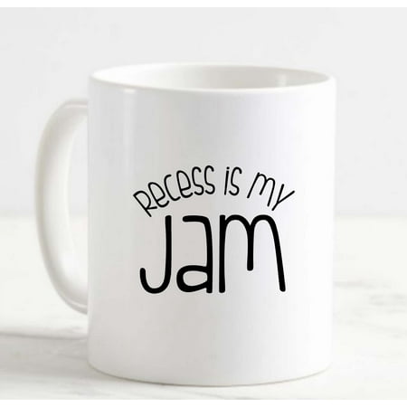 Coffee Mug Recess Is My Jam Funny Playground Break School White Cup Funny Gifts for work office him her
Coffee Mug Recess Is My Jam Funny Playground Break School White Cup Funny Gifts for work office him her