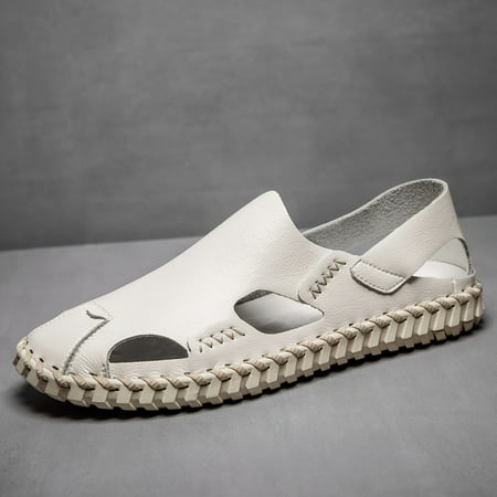 Men s Solid Colour Close Toe Breathable Sandals Comfy Non Slip Men s Outdoor Activities Durable Rubber Sole Beach Water Shoes
Men s Solid Colour Close Toe Breathable Sandals Comfy Non Slip Men s Outdoor Activities Durable Rubber Sole Beach Water Shoes