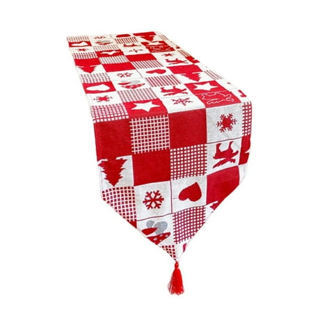 dianhelloya Christmas Table Runner Seasonal Super Soft Anti-pilling Washable Tear Resistant Heat Insulation Polyester Cotton Xmas Party Winter Dining Table Runner for Kitchen
dianhelloya Christmas Table Runner Seasonal Super Soft Anti-pilling Washable Tear Resistant Heat Insulation Polyester Cotton Xmas Party Winter Dining Table Runner for Kitchen