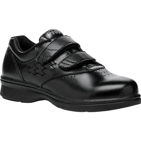 Women s Propet Vista Walker Strap Sneaker Black Smooth 8.5 4E