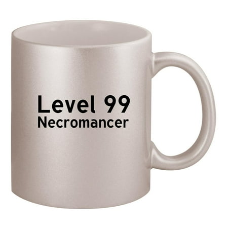 Level 99 Necromancer - 11oz Silver Coffee Mug Cup