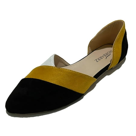 Ballet Flats for Women Closed Pointed Toe No Heel Loafers Casual Slip On Loafers Fashion Color Block Work Office Walking Sandals Shoes
Ballet Flats for Women Closed Pointed Toe No Heel Loafers Casual Slip On Loafers Fashion Color Block Work Office Walking Sandals Shoes