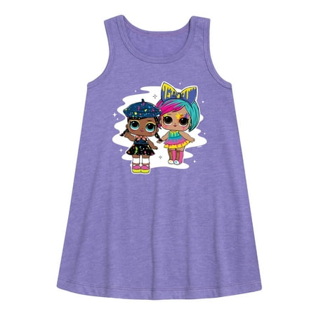Lol Surprise! - Drip Drop Splatters - Toddler and Youth Girls A-line Dress