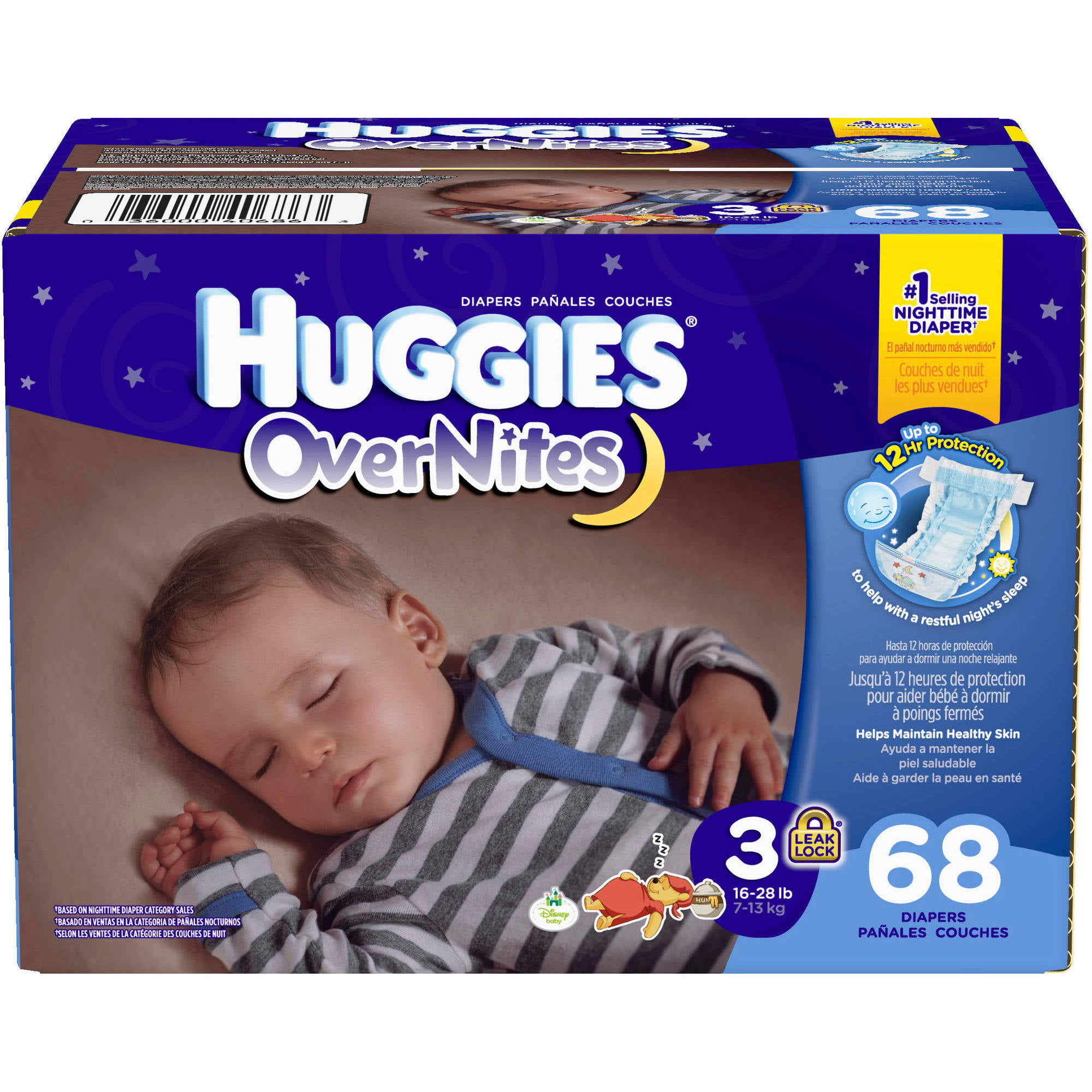 HUGGIES OverNites Diapers, Big Pack (Choose Your Size) - Walmart.com