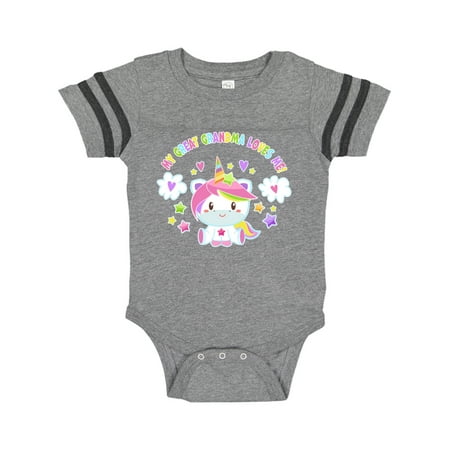 Inktastic My Great Grandma Loves Me with Cute Rainbow Unicorn Gift Baby Boy or Baby Girl Bodysuit
Inktastic My Great Grandma Loves Me with Cute Rainbow Unicorn Gift Baby Boy or Baby Girl Bodysuit
