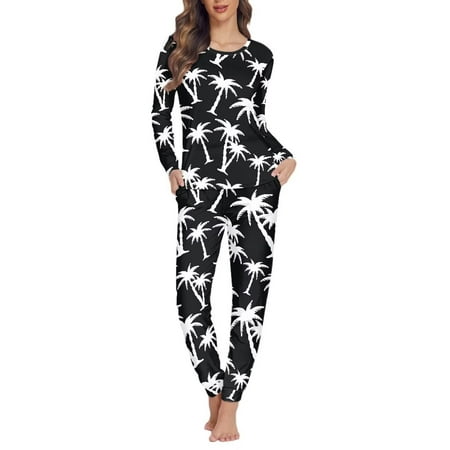 Renewold Pajamas for Women Hawaii Coconut Tree Print Pajamas Set Cozy Up Lightweight Sleepwear Winter Night Sleep Gift for Ladies Nightwear Size 6XL
Renewold Pajamas for Women Hawaii Coconut Tree Print Pajamas Set Cozy Up Lightweight Sleepwear Winter Night Sleep Gift for Ladies Nightwear Size 6XL