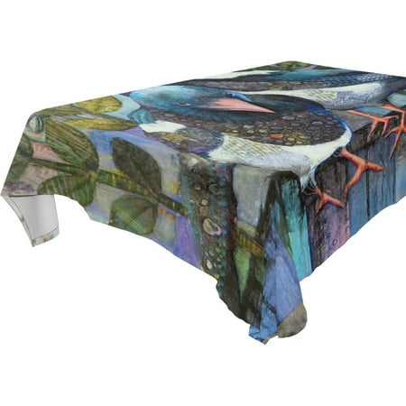 POPCreation Magpie Tablecloth 60x120 inches