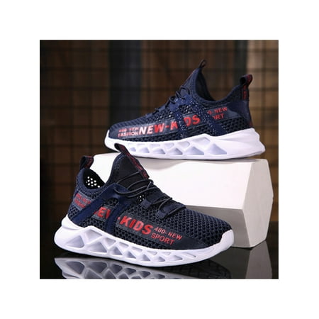 Fangasis Kids Sneakers Comfort Sport Shoe Mesh Running Shoes Unisex Flats Jogging Nonslip Breathable Trainers Dark Blue 9.5C
Fangasis Kids Sneakers Comfort Sport Shoe Mesh Running Shoes Unisex Flats Jogging Nonslip Breathable Trainers Dark Blue 9.5C
