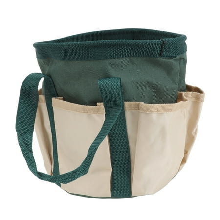 Garden Tool Tote 6 Pockets Comfortable Handle Oxford Cloth Round Garden Tools Bag For Men For Gardener Green With Cream Color Dark Blue With Cream Color
Garden Tool Tote 6 Pockets Comfortable Handle Oxford Cloth Round Garden Tools Bag For Men For Gardener Green With Cream Color Dark Blue With Cream Color