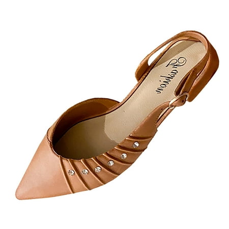 CLZOUD Outdoor Sandals Women Orange New Women s Non Slip Thick Heel Rhinestone Fairy Pointed Toe Sandals In Summer 37
CLZOUD Outdoor Sandals Women Orange New Women s Non Slip Thick Heel Rhinestone Fairy Pointed Toe Sandals In Summer 37