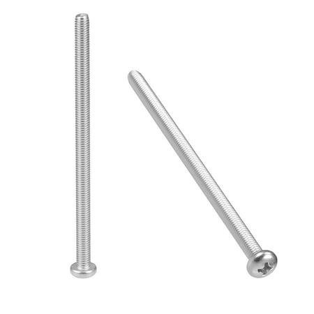 M5x90mm Machine Screws Phillips Cross Pan Head Screw Bolts 10Pcs