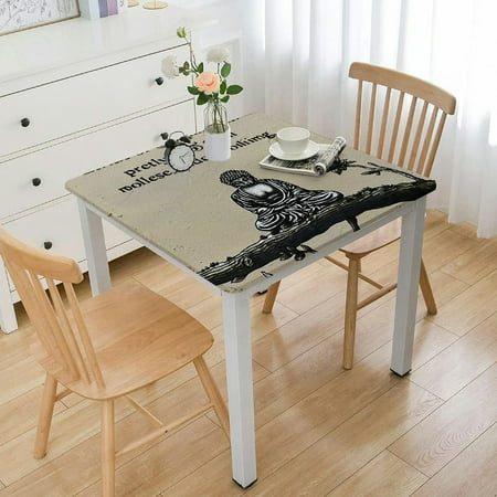 Facannap Buddha Tree Branch Inspirational Square Table Cover Oil Resistant Wear Resistant Reusable Desktop Protection Waterproof Fabric 100% Polyester Fiber 36*36
Facannap Buddha Tree Branch Inspirational Square Table Cover Oil Resistant Wear Resistant Reusable Desktop Protection Waterproof Fabric 100% Polyester Fiber 36*36