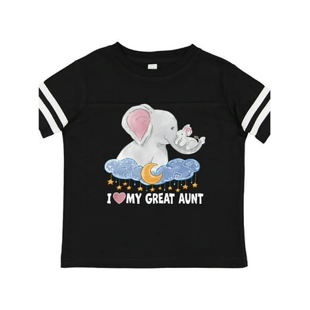 Inktastic I Love My Great Aunt Cute Elephants with Moon and Stars Gift Toddler Boy or Toddler Girl T-Shirt
Inktastic I Love My Great Aunt Cute Elephants with Moon and Stars Gift Toddler Boy or Toddler Girl T-Shirt