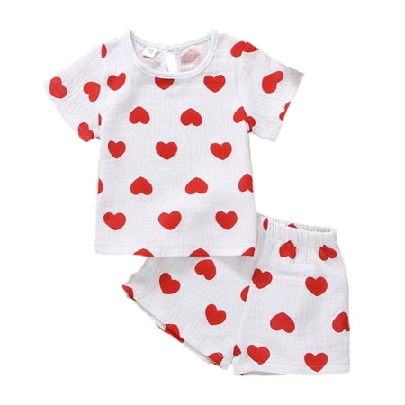 Toddler Girls Valentine s Day Short Sleeve Hearts Printed T Shirt Tops Shorts Kids Outfits Headband Gift Set
Toddler Girls Valentine s Day Short Sleeve Hearts Printed T Shirt Tops Shorts Kids Outfits Headband Gift Set