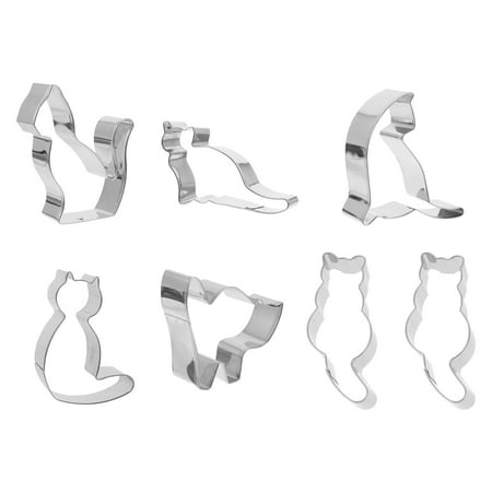 7Pcs Cat Biscuit Cutters Cat Shape Biscuit Mold Cookie Mold (Random Style)
7Pcs Cat Biscuit Cutters Cat Shape Biscuit Mold Cookie Mold (Random Style)