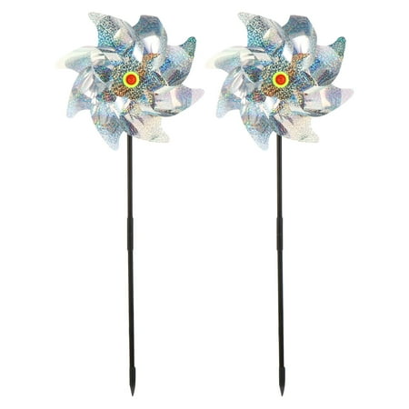 NUOLUX 2pcs Sequined Windmill Toys Colorful Reflective Birds Repellent Device Pinwheel
NUOLUX 2pcs Sequined Windmill Toys Colorful Reflective Birds Repellent Device Pinwheel
