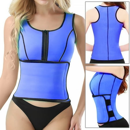 Women Waist Trainer Corset Vest Tummy Control Body Shaper Waist Tank Top(Blue M)
Women Waist Trainer Corset Vest Tummy Control Body Shaper Waist Tank Top(Blue M)