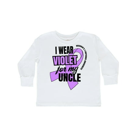 Inktastic I Wear Violet For My Uncle Hodgkins Lymphoma Awareness Gift Toddler Boy or Toddler Girl Long Sleeve T-Shirt
Inktastic I Wear Violet For My Uncle Hodgkins Lymphoma Awareness Gift Toddler Boy or Toddler Girl Long Sleeve T-Shirt