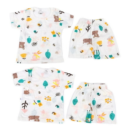 Baby Short Sleeve Short Pants Baby Summer Suit Cartoon Pattern For Children For Home Elk 110cm
Baby Short Sleeve Short Pants Baby Summer Suit Cartoon Pattern For Children For Home Elk 110cm
