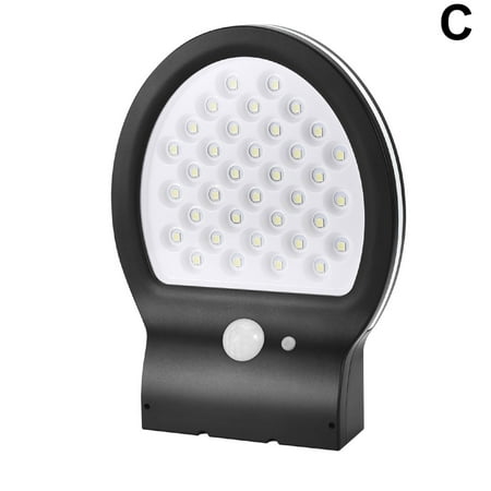 Solar Powered Wall Lights Waterproof PIR Motion Sensor for Garage Patio Garden