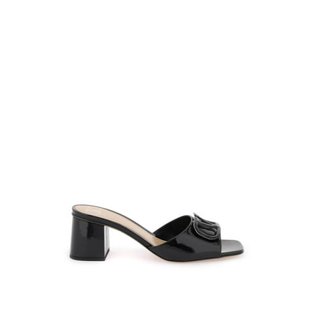 Valentino Garavani Vlogo Signature Patent Leather Mules Women