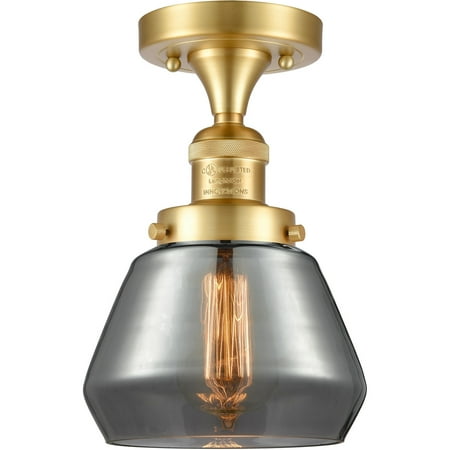 Satin Gold Tone Semi Flush 7 Wide Steel/Cast Brass/Glass Medium Base LED 1 Light Fixture
Satin Gold Tone Semi Flush 7 Wide Steel/Cast Brass/Glass Medium Base LED 1 Light Fixture