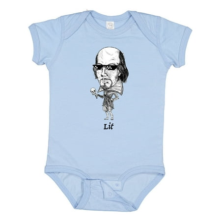 Inktastic Lit Shakespeare Bobble Gift Baby Boy or Baby Girl Bodysuit