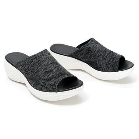 Knitted Wedge Sports Corrective Sandals Mesh Upper Women\ s Summer Beach Shoes Breathable
Knitted Wedge Sports Corrective Sandals Mesh Upper Women\ s Summer Beach Shoes Breathable