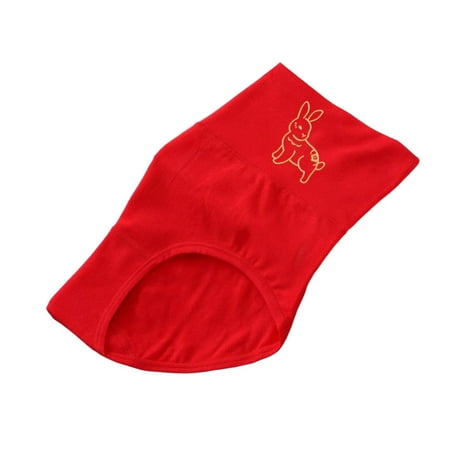 huanledash Women Underpants Red Pure Cotton High Waist Blessing Print Breathable Anti-septic Soft Chinese New Year Lady New Year Briefs Women Clothing
huanledash Women Underpants Red Pure Cotton High Waist Blessing Print Breathable Anti-septic Soft Chinese New Year Lady New Year Briefs Women Clothing