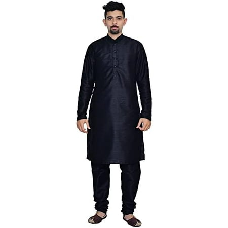 Royal Men s Silk Blend Kurta & Churidaar Set