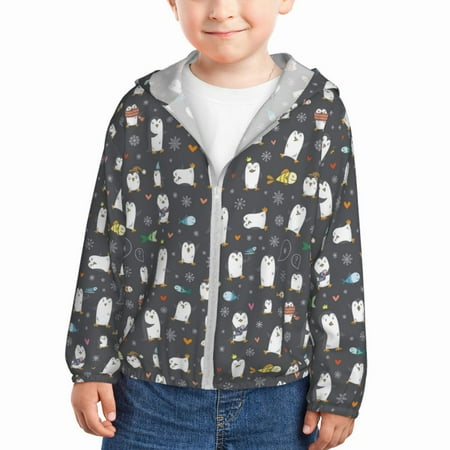Lukts Lovely Penguin Print Children s Long-Sleeved Sun Protection Clothing Hooded Sweatshirts for Boys and Girls Outdoor Sports-18 Months
Lukts Lovely Penguin Print Children s Long-Sleeved Sun Protection Clothing Hooded Sweatshirts for Boys and Girls Outdoor Sports-18 Months