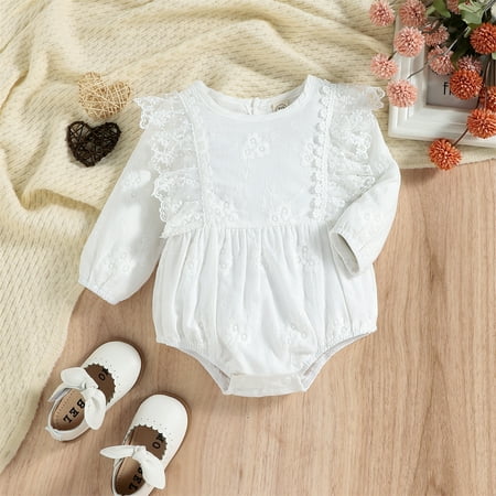 Zukuco Newborn Infant Baby Girl Romper Bodysuit Jumpsuit Outfits Lace Ruffle Long Sleeve Baby Clothes
Zukuco Newborn Infant Baby Girl Romper Bodysuit Jumpsuit Outfits Lace Ruffle Long Sleeve Baby Clothes