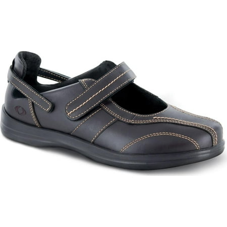 Women s Apex Jane Mary Jane Dark Brown Leather 10.5 M