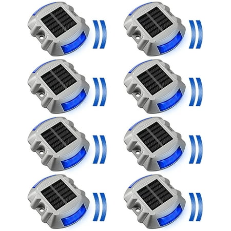 APONUO Solar Dock Light Driveway Lights Outdoor Solar Deck Lights 8packs Pathway Lights Led Step Waterproof Outdoor Warning Step Lights for Driveway Garden Pathway Step (Blue)
APONUO Solar Dock Light Driveway Lights Outdoor Solar Deck Lights 8packs Pathway Lights Led Step Waterproof Outdoor Warning Step Lights for Driveway Garden Pathway Step (Blue)