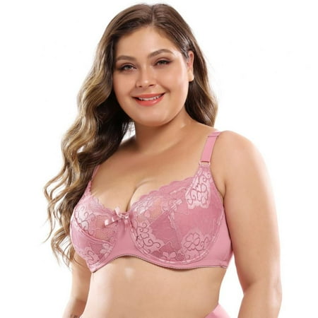 Valcatch Women s Underwire Bra Minimizer Embroidery Lace Bra Unlined Unpadded Plus Size Full Coverage Bra
Valcatch Women s Underwire Bra Minimizer Embroidery Lace Bra Unlined Unpadded Plus Size Full Coverage Bra