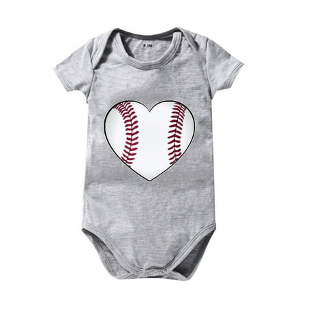 Christmas Baby Outfit Birthday Outfit Baby Girl Boys And Girls Summer Solid Color Baseball Cartoon Print Short Sleeved Crawl Clothes 0 To 24 Months Kids
Christmas Baby Outfit Birthday Outfit Baby Girl Boys And Girls Summer Solid Color Baseball Cartoon Print Short Sleeved Crawl Clothes 0 To 24 Months Kids