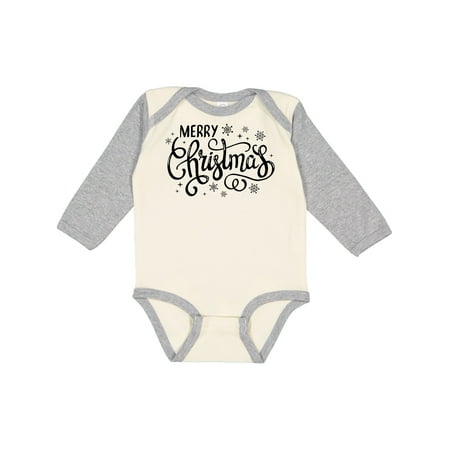 Inktastic Merry Christmas Hand Lettering with Snowflakes in Black Gift Baby Boy or Baby Girl Long Sleeve Bodysuit
Inktastic Merry Christmas Hand Lettering with Snowflakes in Black Gift Baby Boy or Baby Girl Long Sleeve Bodysuit