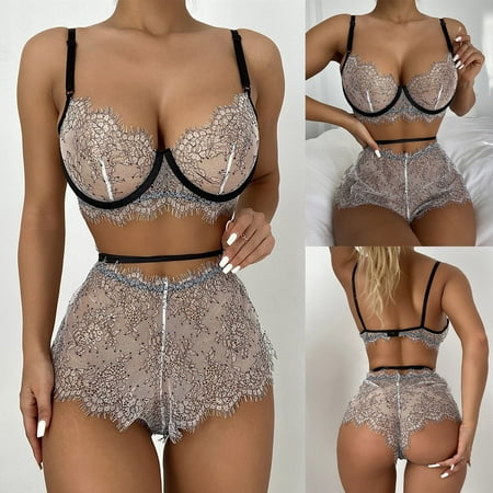 Lingerie For Women Naughty Lingerie Eyelash Lace Underwear Sleepwear Pajamas Shorts Bra
Lingerie For Women Naughty Lingerie Eyelash Lace Underwear Sleepwear Pajamas Shorts Bra