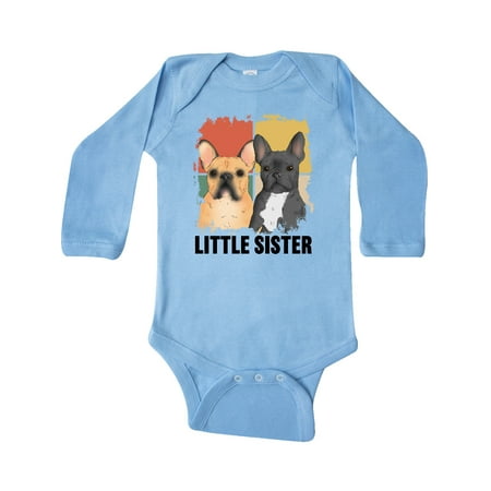 Inktastic Little Sister Cute French Bulldogs Gift Baby Boy or Baby Girl Long Sleeve Bodysuit
Inktastic Little Sister Cute French Bulldogs Gift Baby Boy or Baby Girl Long Sleeve Bodysuit