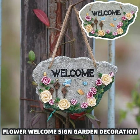 DagobertNiko Resin Garden Welcome Sign Decoration Welcome Ornament Pendant Of Garden Balcony
DagobertNiko Resin Garden Welcome Sign Decoration Welcome Ornament Pendant Of Garden Balcony