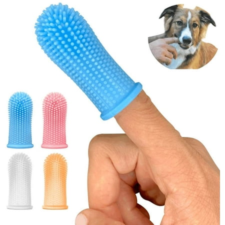 Dog Toothbrush 360º Finger Toothbrush Kit (2-Pack) Ergonomic Design Full Surround Bristles for Easy Teeth Cleaning Dental Care for Puppies Cats and Small Pets Light Blue
Dog Toothbrush 360º Finger Toothbrush Kit (2-Pack) Ergonomic Design Full Surround Bristles for Easy Teeth Cleaning Dental Care for Puppies Cats and Small Pets Light Blue