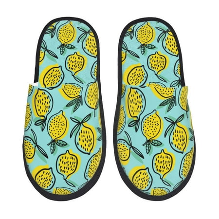 Fuzoiu Lemon1 Print Unisex Furry Slippers Plush Indoor Shoes Trendy House Slippers Anti-Skid EVA Sole House Shoes for Home Office and Travel -Large
Fuzoiu Lemon1 Print Unisex Furry Slippers Plush Indoor Shoes Trendy House Slippers Anti-Skid EVA Sole House Shoes for Home Office and Travel -Large