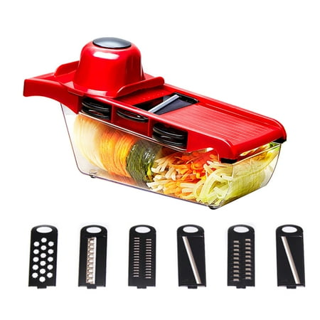 6 Blades Slicer Vegetable Cutter Potato Onion Carrot Grater Chopper Kitchen Accessories
6 Blades Slicer Vegetable Cutter Potato Onion Carrot Grater Chopper Kitchen Accessories