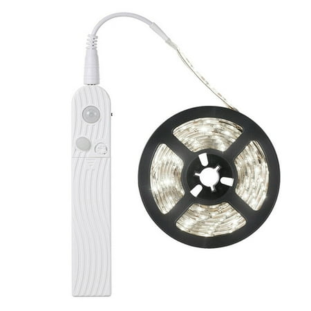 

LED Light String Induction LED Light Strip Battery Powered Cabinet Lamp Strip 1.5W 200lm Cool White 2 Meters 6500K