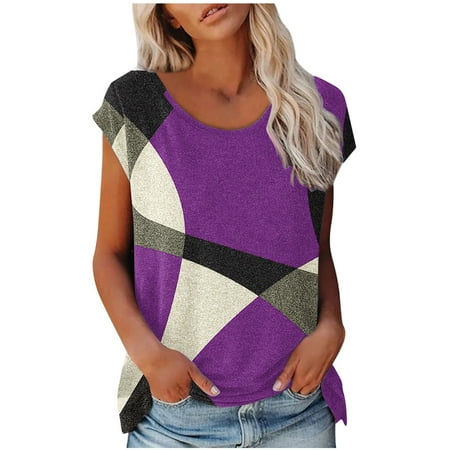 kakina CMSX Womens Beach Tops Fashion Fashion Short Sleeve Crewneck Printed T-shirt Blouse Loose Tops Print Casual T-Shirt Blouse Purple XL
kakina CMSX Womens Beach Tops Fashion Fashion Short Sleeve Crewneck Printed T-shirt Blouse Loose Tops Print Casual T-Shirt Blouse Purple XL