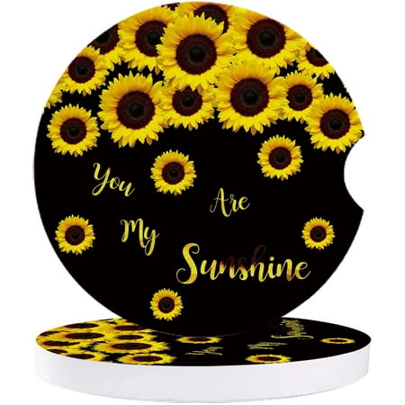 KXMDXA Farmhouse Sunflower Black Set of 6 Car Coaster for Drinks Absorbent Ceramic Stone Coasters Cup Mat with Cork Base for Home Kitchen Room Coffee Table Bar Decor
KXMDXA Farmhouse Sunflower Black Set of 6 Car Coaster for Drinks Absorbent Ceramic Stone Coasters Cup Mat with Cork Base for Home Kitchen Room Coffee Table Bar Decor