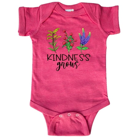 Inktastic Kindness Grows Wildflowers Gift Baby Boy or Baby Girl Bodysuit